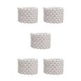 thumbnail image 1 of Thinsony Femmes Chic Perle Strass Stretch Bracelet Mariage Bal pour Mariée Blanc 7 Rangée 5Set, 1 of 6