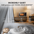 thumbnail image 4 of (Open Box) Toshiba ML2-EC09SAIT(SS) 0.9 Cu. Ft. 6-in-1 Countertop Inverter Microwave, Air Fryer and Speedy Combi, Compact Convection , 900W, Stainless Steel -Open Box, 4 of 5