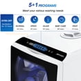 thumbnail image 4 of AIRMSEN Portable Countertop Dishwasher with 5-Liter Built-in Water Tank and Air-Dry Function, 5 Washing Programs, AE-TDQR03, 4 of 10
