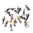 thumbnail image 1 of Ensemble de Modèles de Personnages de Ferme, 16 Pcs Jouet Miniature de Fermier Coloré Bricolage Jeu de Rôle Vif et Exquis pour Accessoires de Photographie, 1 of 8