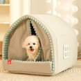 thumbnail image 1 of RKSTN Litière pour Chat Chenil pour Chien Hiver Chaud Petit Chien Maison pour Chien Fermée Lit d'Hiver pour Animal Chenil pour Chien House Pet Fournitures, 1 of 5