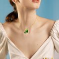 thumbnail image 3 of Jusqu'à 65 % de Réduction sur les Colliers SMihono pour Femmes, Collier Pendentif Géométrique en Strass, Bijou Cadeau, 3 of 4
