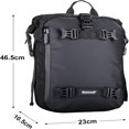 thumbnail image 2 of Motorcycle Tail Bag 10L Waterproof Motor Pannier Bag Motor Travel Luggage Motorbike Rear Rack Trunk Storage Bag Professional Motorcycle Accessories-Black, 2 of 5
