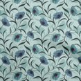 thumbnail image 1 of oneOone Rayon Turquoise Blue Fabric Florals Fabric For Sewing Printed Craft Fabric By The Yard 56 Inch Wide, 1 of 5