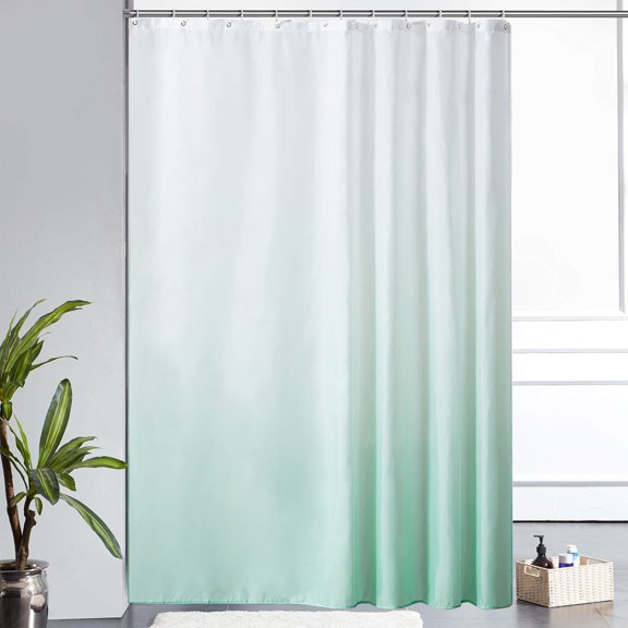 Boovnll Gradient Digital Printed Shower Curtain Bathroom Curtain Polyester Thickened Bath Cover Bathroom Curtain Gradient Color Shower Curtain