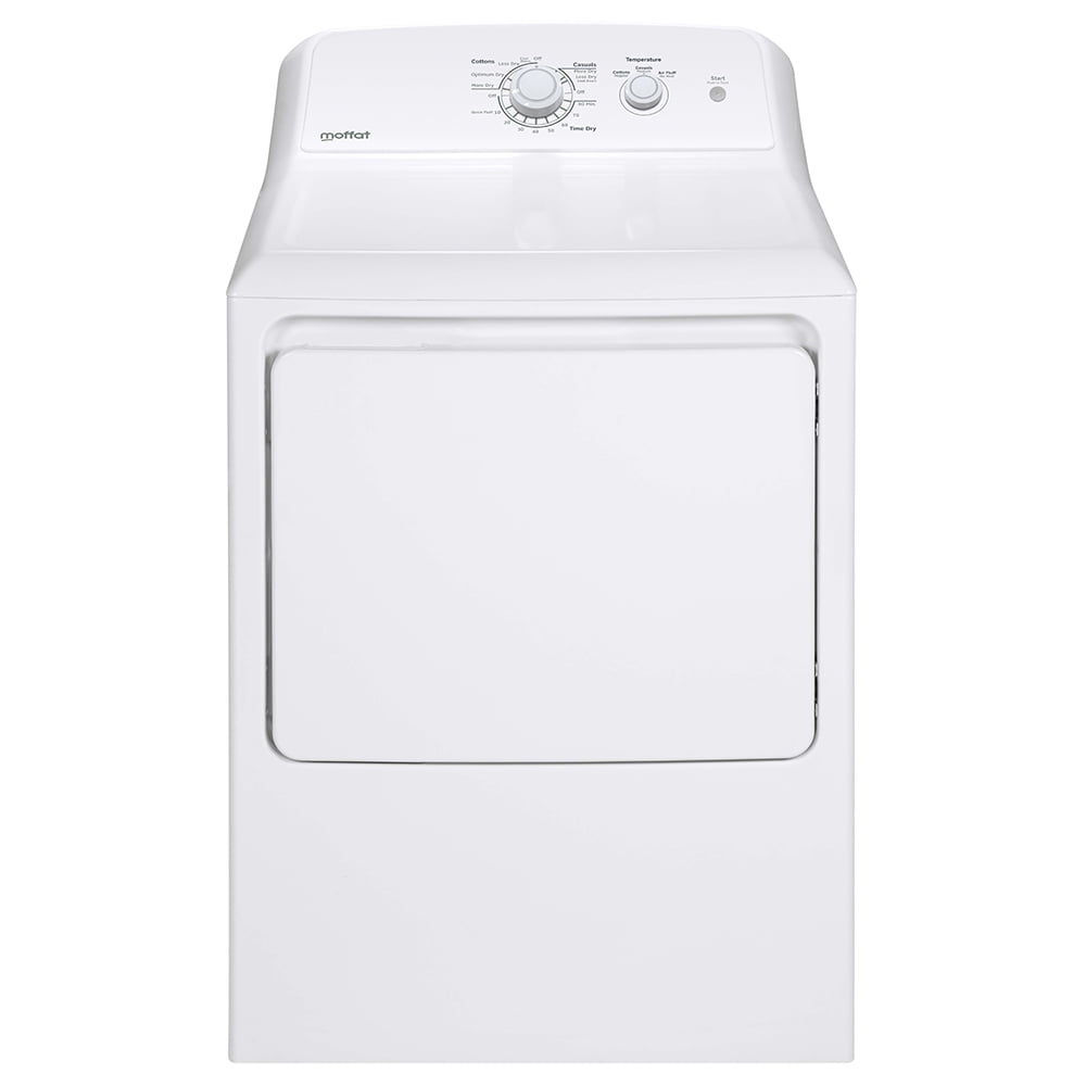 Moffat 6.2 cu.ft. Top Load Electric Dryer White - MTX22EBMRWW