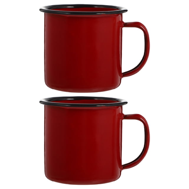 MIANGASTORE 2Pcs Portable Milk Cups Vintage Coffee Cups Household Coffee Mugs Milk Accessory