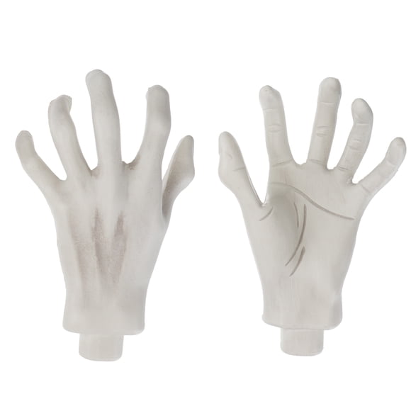 MasteelfCA Halloween Plastic Claw Hand Spooky Decor Haunted House Supplies (Grey)
