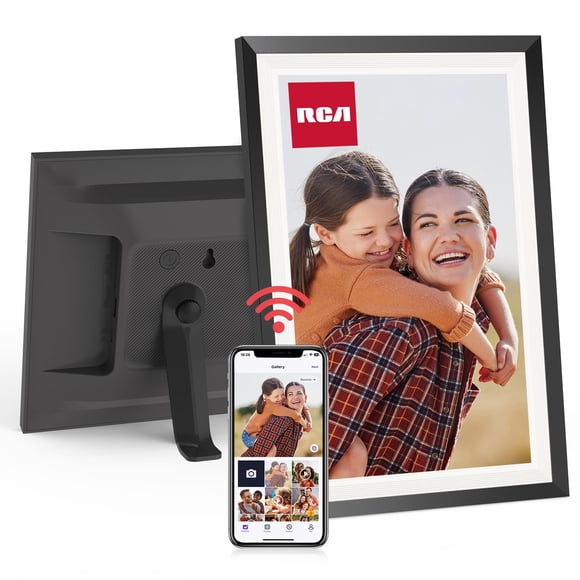 RCA 10.1&rdquo; WiFi Digital Picture Frame, Electronic Photo Frames 32GB Storage, HD IPS Touch Screen WiFi Frame/Auto Rotate/Wall Mounted, Easy Setup
