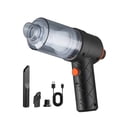 thumbnail image 2 of 120W Handheld Car Vacuum Cleaner | Powerful USB Portable Vacuum with 3 Nozzles | Mini Dust Buster for Pet Hair & Crumbs | Compact 7.3" Design | Includes Washable Filter & Charging Cable, 2 of 9