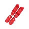 thumbnail image 4 of Lipstore Kickboxing Shin Guards Leg Instep Protection Pads for Boxing Sanda Taekwondo Red, 4 of 8
