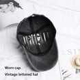 thumbnail image 3 of Women Baseball Cap Men Casquette Washed Dyed Snapback Baseball Hat Washed Caps Hats Bad Hair Day Adjustable Caps, 3 of 8