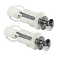 thumbnail image 1 of Mosiee Expansion Screw Set Replacement Stainless Steel Toilet Covers White/Black, 1 of 9