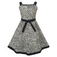 thumbnail image 2 of Robe Fille Imprimé Léopard Été Plage Robe 6 Ans, 2 of 6