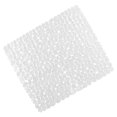 thumbnail image 3 of Xingzhi Bathroom Floor Mat Pebble Design Non-slip Square Carpet Bathing Shower Bathtub PVC Pad, Transparent, 3 of 9