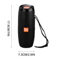 thumbnail image 3 of Yhmxh Smart Home Speaker Sound Machine Portable Bluetooth Speaker Wireless With Color LED Luminous Speaker Outdoor Radio Wireless Speak, 3 of 9