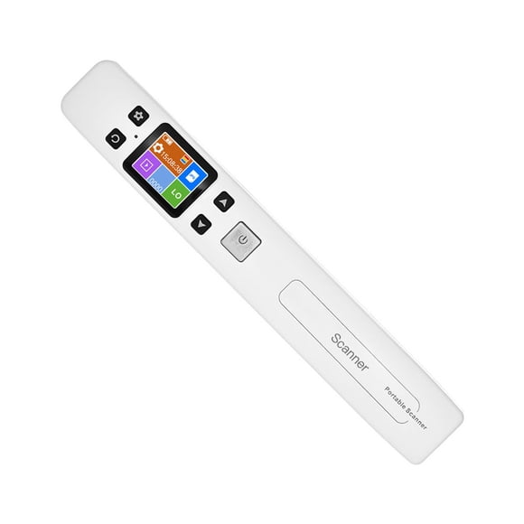 Balayeuse Portative à Main pour Documents/ Livres/ Images, Résolution 1050 Dpi, Numérisation Haute Vitesse, Format A4, JPEG/ PDF, Écran LCD Coloré pour Bureau et Entreprise, Reciepts