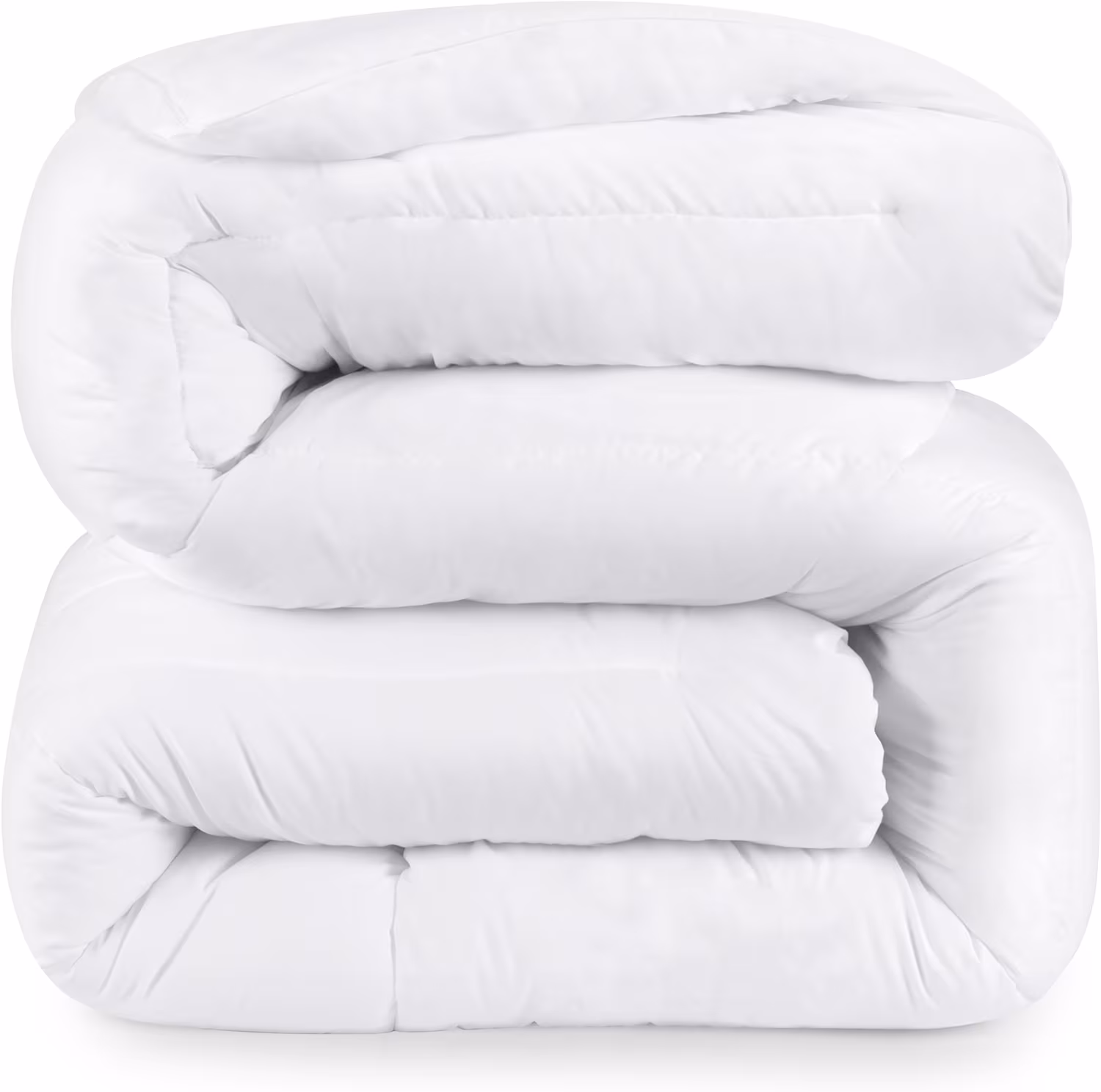 thumbnail image 1 of Bedding All Season Comforter - Ultra Soft Down Alternative Comforter - Plush Siliconized Fiberfill Duvet Insert - Box Stitched (Queen, White), 1 of 3