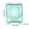 thumbnail image 4 of Iumwxz Kitchen Gadgets Multifunctional Eggs Cutter Kitchen Restaurant Boiled Eggs Cutter Kitchen Tool Kitchen Utensil Set Green Stainless Steel Holiday Travel, 4 of 4