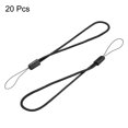 thumbnail image 3 of Unique Bargains 18cm Portable Item Nylon Cord Lanyards Hand Wrist Strap String Black 20 Pack, 3 of 6