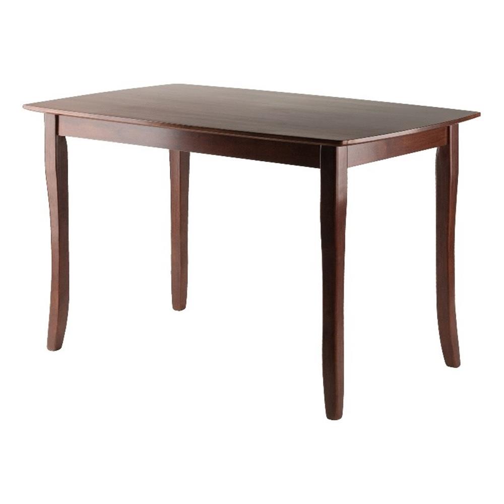 Pemberly Row 47" Transitional Solid Wood Dining Table in Walnut