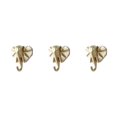 thumbnail image 1 of Wweixi Coat Hooks Easy To Install And Wide Application For Added In Daily Life gold(elephant) 3Set, 1 of 6