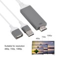thumbnail image 3 of AV Adapter, 1080P Phone to HD Multimedia Interface Adapter, Durable Lightweight Plug and Play, Projector for HDTV, 3 of 7