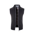 thumbnail image 5 of Leutsin 2021 Autumn And Winter Plus Fleece Jacket Men's Sweater Stand Collar Cardigan, 5 of 5