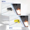 thumbnail image 4 of Unique Bargains 6 Pcs Housse de Poignée d'Interrupteur de Retrait de Toit Rigide pour Jeep Wrangler JL JLU 2018-2023 Jaune, 4 of 7