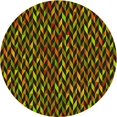 thumbnail image 1 of Ahgly Company Tapis d'Intérieur Lavables en Machine, Ronds de Nuit Transitionnel, Ronds de 5 Pi, 1 of 7