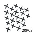 thumbnail image 3 of 20Pcs Barbed Cross Drip Bulk Automatic Garden Irrigation 4/7mm Water Hose Fittin, 3 of 5