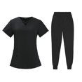 thumbnail image 2 of Nursing Keeper Set for Women, Work Suits, Soft Long Pants, Nurse Uniform, Scrub XXL, 2 of 7