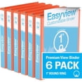 thumbnail image 1 of Davis Group, Easyview Premium, Round Ring, Customizable, View Binder, 6 Pack, 1", 1 of 3