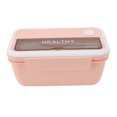 thumbnail image 4 of Japanese Bentox Box, Lunch Container Leak Proof Multifunction Cover  For Office Purple,Green,Blue Yellow,Pink, 4 of 8