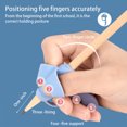 thumbnail image 2 of 4 Pieces Children Pen Grips Trainer Home School Kids Portable Writing Posture Aid Handwriting Training Tool Stationery Type 3, 2 of 7