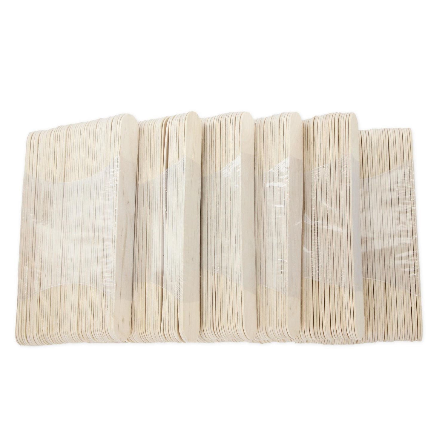 TINY HANDS Wooden Craft Sticks, Jumbo Pack, 300 pcs, 15 cm (5.9 in) × 1.8 cm (0.7 in) each, Age 3+, Kids