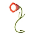 thumbnail image 2 of Unique Wireless Flower Desk Lamp Flexible Gooseneck Rechargeable LED Lamp With USB Charging Port 3 Color Modes And Stepless Dimming For Office Desk Decor, 2 of 8