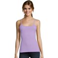 thumbnail image 1 of Hanes Camisole en Coton Extensible pour Femmes avec Soutien-Gorge Intégré, m, Lilas Enchanté, 1 of 1