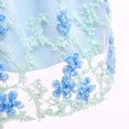 thumbnail image 4 of LEEy-world Robes pour Filles Tout-Petits Enfants Bébés Filles Style Traditionnel Dashiki Africain Manches Courtes Col Rond Robes Princesse Ankara Tenues, Bleu, 4 of 5