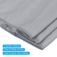 thumbnail image 3 of Unique Bargains 14'x5' Stretch Chair Sashes Bows Chair Bands Sashes with Buckle Slider Light Gray 10 Pack, 3 of 5