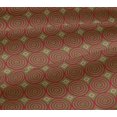 thumbnail image 5 of oneOone Viscose Jersey Fabric Diamond & Circle Block Print Fabric BTY 60 Inch Wide, 5 of 5