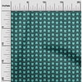 thumbnail image 2 of oneOone Rayon Turquoise Green Fabric Geometric Craft Projects Decor Fabric Printed By The Yard 56 Inch Wide, 2 of 5