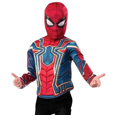 Ensemble de Costume de Luxe Marvel Comics Iron Spider les Avengers pour Garçons 4-6