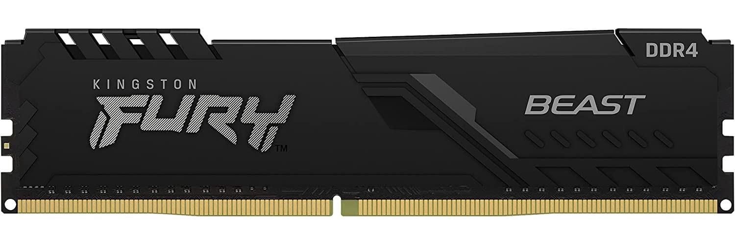Kingston Fury Beast 32GB 3200Mhz DDR4 CL16 UDIMM Memory Gamer for
