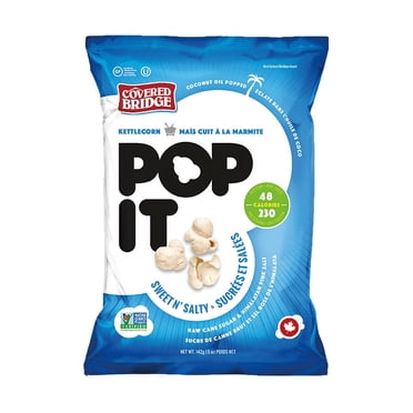 142g Covered Bridge Pop It Sweet & Salty Popcorn 11 Pack