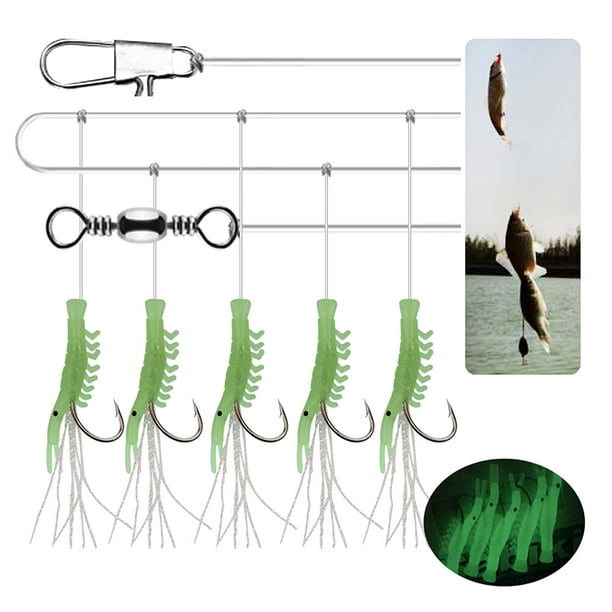 fake fishing hooks Harmony  Flex Keeper Flipping (10 Pack)  Bass Fishing Flippin Cover Hooks | Adjustable Flexible Bait Keeper | Epoxy Sealed Eye | HCS Uhgkt Fake fish hook 1Pcs