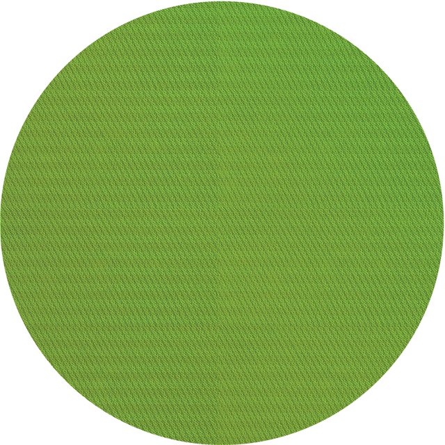 Ahgly Tapis Rond Lavable en Machine Intérieur Transitionnel Vert Lime Foncé, 6 Pieds Rond