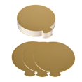thumbnail image 1 of unbranded Golden Round Cake Boards 9x3.5in for Serving 200Pcs, 1 of 7
