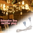 thumbnail image 4 of HCBY Rallonge Transparente 10 Pieds, Câble d'Alimentation Transparent Invisible pour Lumières de Sapin de Noël, Cordon Lumineux Flexible Intérieur Extérieur pour Guirlandes Lumineuses, Guirlande, Décorations (3 m), 4 of 8
