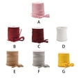 thumbnail image 4 of relayinert 1 Roll Leather Jewelry Making Cord Portable Replacement DIY Trimmable Solid Color Tear-resistant Necklace Anklet Thread Pipe Silver, 4 of 6